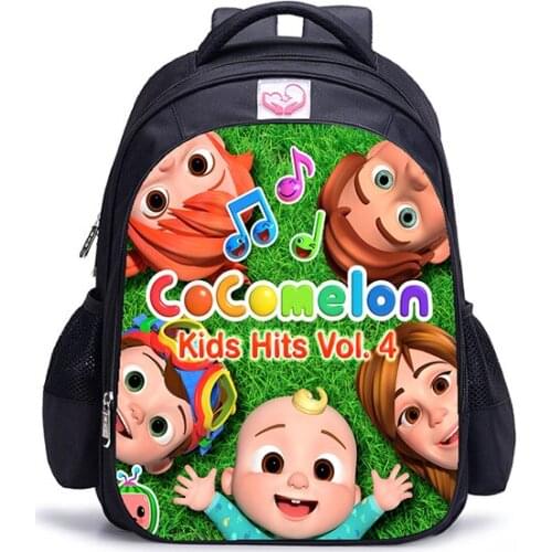 New Cocomelon Children School Bags Orthopedic Backpack Kids School Boys Girls Mochila Infantil Cartoon Bags