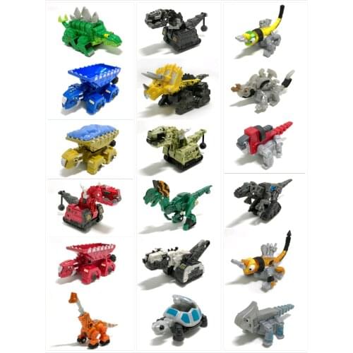 6pcs Dinotrux Dinosaur Truck Removable Dinosaur Toy Car Pterosaur Tyrannosaurus Rex Triceratops Dinosaur Models Mini child Toys