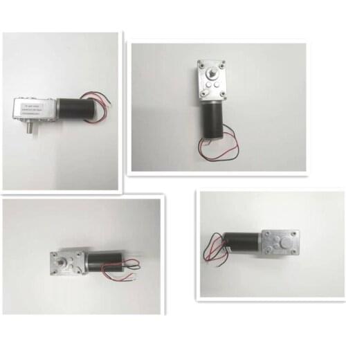 Micro DCElectric Worm Geared Motor Spee 14/27/170 RPM Reversed 12 Volt 24V HighTorque 22KGDC Motors Reducer Self-LockingFor Toys