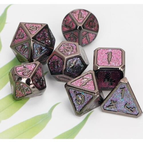 Dnd dice set d20 rpg dice set metal dnd dice Polyhedral Metal Dice d&d dice set TRPG Games Board game Dice dungeon and dragon
