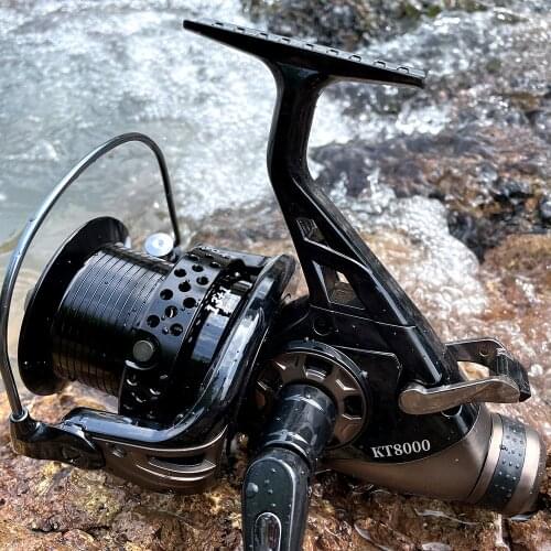 KT3000-8000 Double Brake Reel Spinning Reel Gear Ratio 5.0:1 / 5.2:1 / 4.1:1 Reels carretilhas de pesca