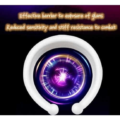 Penis ring Male circumcision Help Male Foreskin obstructs Annulus Cock Rings Elastic Sex toys for men Fine lock loop