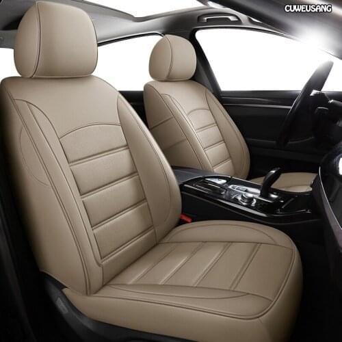 CUWEUSANG Custom Leather car seat covers For Toyota 86 Previa Sienna Venza Fortuner Fj CRUISER MARK IZOA Avalon YARiS Verso VIOS