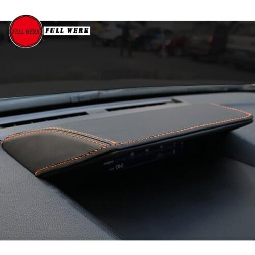 1 PC Leather Car Dashboard Cover Anti Scratch Sunshade Pad for Subaru XV Impreza 2018 19 20 21 Forester 19-21Panel Cap Accessory
