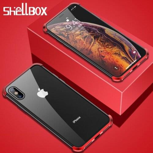 Magnetic Case for iPhone11 pro max 5.8 & 6.1 & 6.5 inch Cover Rimless Luxury Cover Case for Apple iPhone 11R Magnetic Cover