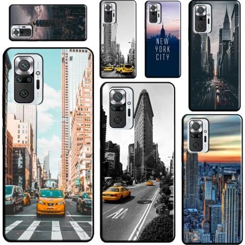 NYC New York City Soft Case For Xiaomi Redmi Note 10 8 9 Pro 8T 9S Phone Cover For Redmi 9 9A 9C 9T 8A K40