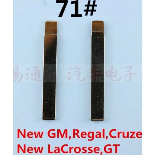 NO. 71 Car Remote Key Blade For New GM,Cruze,Regal, New LaCrosse,GT Key Shell Blade Replacement 71# [5pcs/lot]