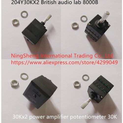 Original new 100% 204Y30KX2 British audio lab 8000B power amplifier potentiometer 30K (SWITCH)