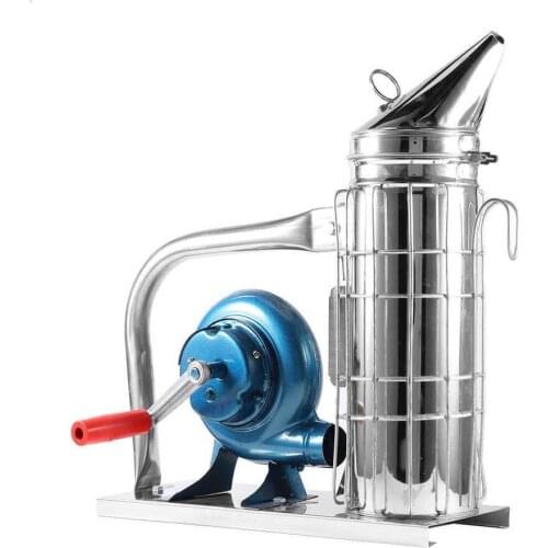 Bee Smoke Sprayer Beehive Smoker Stainless Steel Beekeeping HandOperated AntiScalding Smoke Sprayer