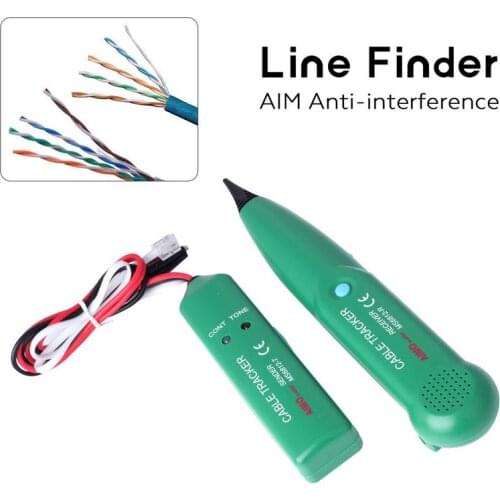 AIM Anti-interference Line Finder Network Cable Telephone Wire Testing Tool Durable Wire Tracker Wire Tester Analysis Instrument