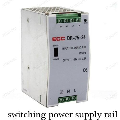 AC/DC 24V 3.1A LED Driver Switching Power Supply rail dual output security Voltage Transformer for Led Strip Display Billboard