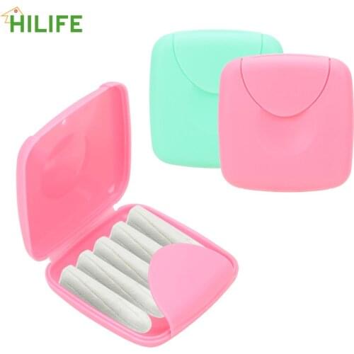Tampons Storage Box Portable Travel Outdoor Random Color 1pc Women Sanitary Napkin Tampons Box Holder Mini