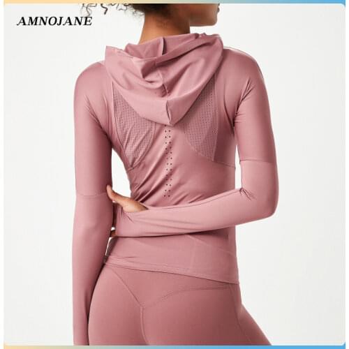 Mesh Shirt Long Sleeve Hoodie Running Shirt Ladies Gym Wear Sports Top Blouse Sport Tshirt Fitness Women Yoga Tops XXL Plus Size