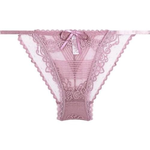 1PC Hot Sale Women Sexy Panties Bandage Lace Transparent G-string Thongs Underwear Briefs Ropa Bragas Tangas Calcinhas Knickers