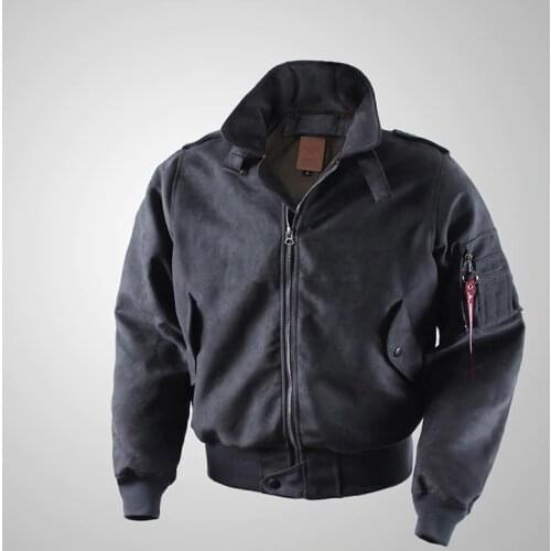 TURBOSUN Men's Suede Jackets