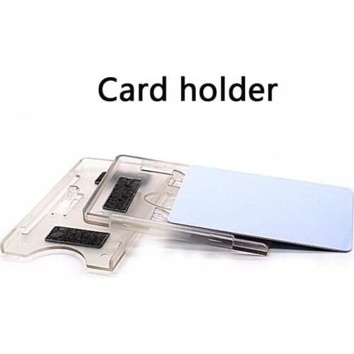 UHF Card Holder With Adhesive or Sucker Can Stick on Vehicle Windshield Glass Wwindscreen MOQ 100pcs