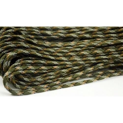 100 Meters (328FT) Dia.4mm 7 Strand Corde 550 lb Paracord Rope For Outdoor Braided Bracelet Rope Camping Rope Survival Pulsera