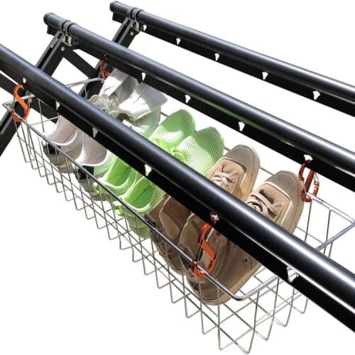 Windproof Shoe-drying Rack Of Xinchen High-rise Balcony Stainless Steel Shoe-drying Rack Outdoor Pillow-drying Artifact