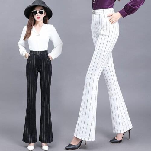 WMWMNU Women's Flared Trousers