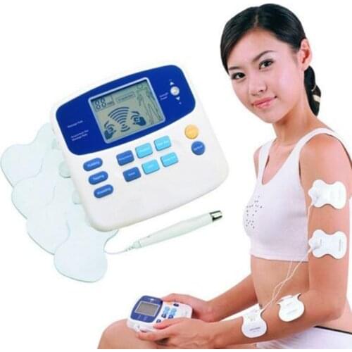 Xft-320 cuerpo cuidado de la salud masajeador Dual Tens Digital terapia acupuntura Massageador dispositivo estimulador
