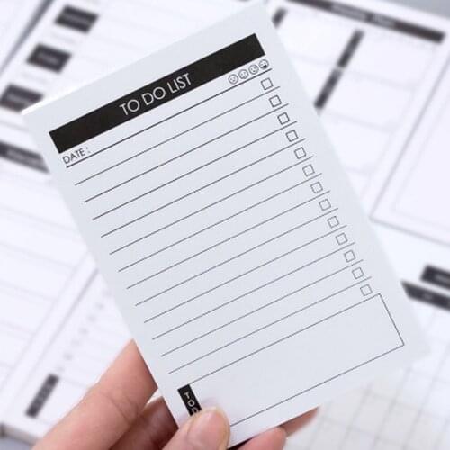 1 PCS Day Plan Week Plan Month Plan Detailed List Notebook Notepad Copybook Daily Memos Planner Journal Office Stationery