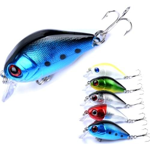 1pcs Floating Wobbler Fishing Lure 7g 5.5cm Pesca Hooks Crankbaits Isca Artificial Hard Bait Swimbait Plastic Tackle
