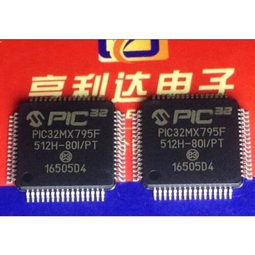 100% New&original PIC32MX795F512H-80I/PT PIC32MX795F512H