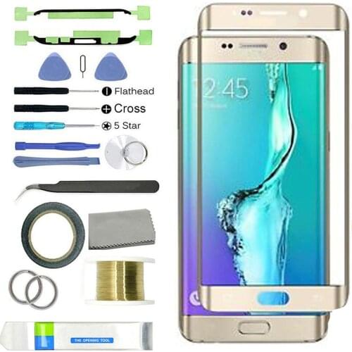 16 in 1 Replacement Glass Screen Repair Tools for Samsung Galaxy S6 Edge G925 Screen Replacement Phone Repair Tools