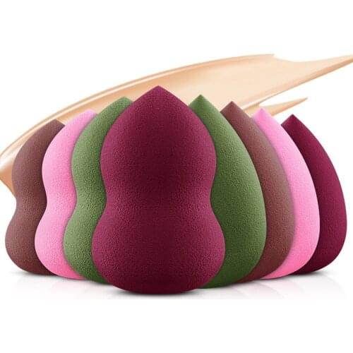 1pcs makeup sponge blender Washable cleansing remover gourd shape Foundation cream facial beauty women powder cosmetic puff