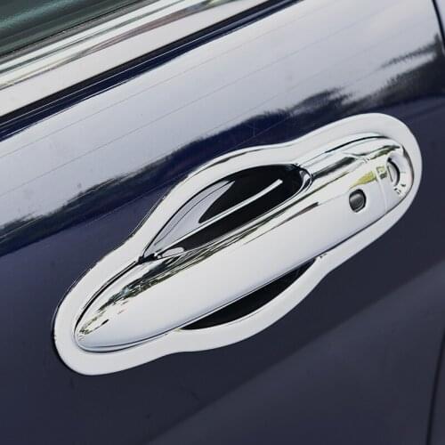 ABS Chrome FOR Jeep Cherokee KL 2014 2015 2016 2017 2018 Car Door protector handles bowls frame Cover Trim 16PCS/SET