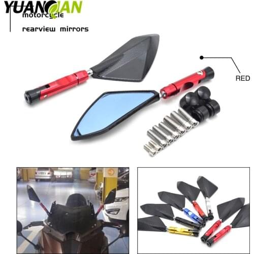 CNC Aluminum Universal Motorcycle Mirrors Bigger Rearview Side Mirror For honda PCX 125/150 PCX125/150 PCX150 PCX 150 all year