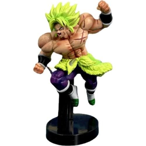 Dragon Ball Animation Merchandise Super Saiyan Broly PVC Boxed Model Decoration Hand-made Kids Toy Gift