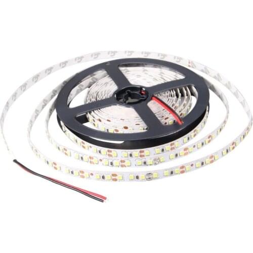 50m/lot SMD Led Strip 2835 5M 120led m Flexible strips WHITE non-Waterproof 600 LEDs Led Light