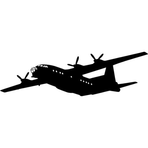 CS-10375# Vinyl Decal Ан-12 Car Sticker Waterproof Auto Decors on Truck Bumper Rear Window