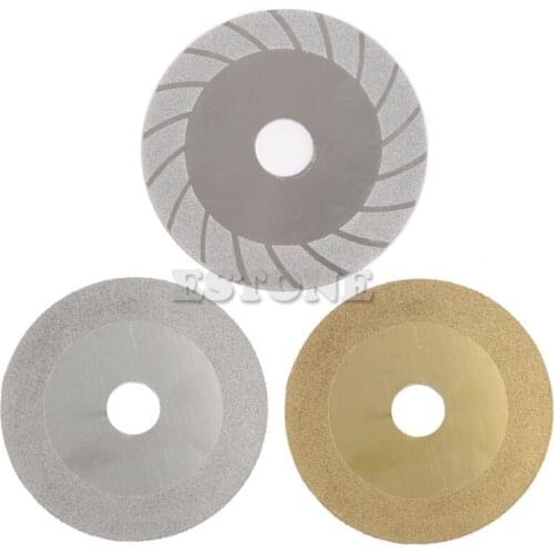 New High quality 100mm 4" Diamond Coated Cutting Disc Flat Wheel Blade Grinding Glass Stone Tiles