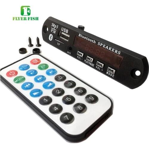 DIY Bluetooth MP3 Decoding Board Module Wireless Car USB MP3 Player Micro SD Card Slot / USB / FM / Remote Decoding Board Module