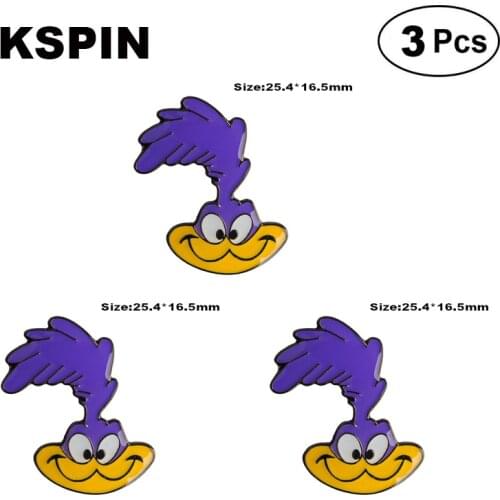 Road Runner Lapel Pin Brooches Pins Flag badge Brooch Badges