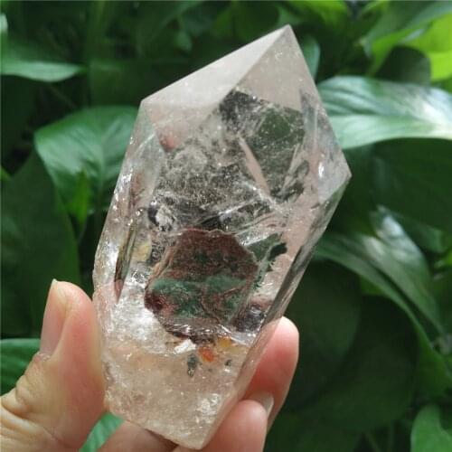 Phantom Crystal Point Ghost Quartz Wand Wicca Stones Crystals Stone Cristal Pierre Naturelle Cristaux Natural Minerals Kristal