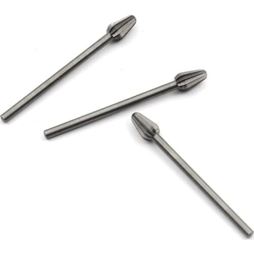 Swiss Wanlifa Milling Cutter Metal Circular Grinding Head Tungsten Steel Needle Trimming Knife Wave Needle Grinding Head