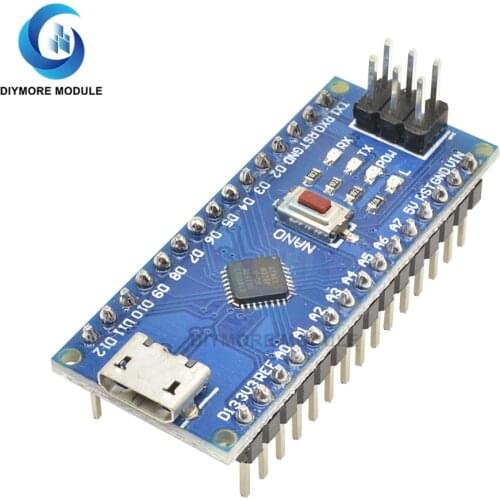 Micro USB CH340 Nano V3.0 ATMEGA328P-MU ATmega328P Microcontroller Module for Arduino System Development Board