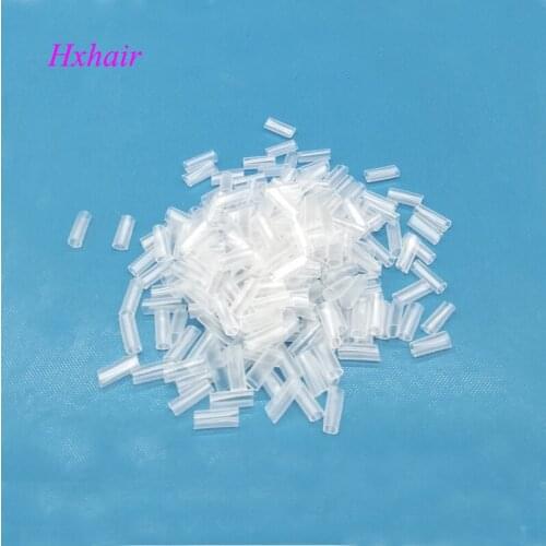 Wholesale - 1000pcs Simple Shrinkable Tube / Black & Transparent / Hair Extension Tools