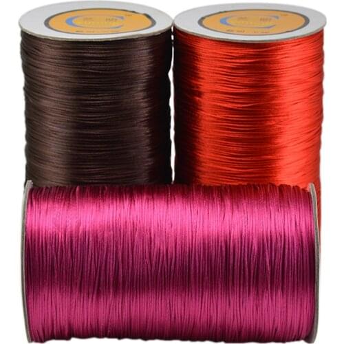 Wholesale 800 Meters 1.5mm Thread Woven Wire Red Rope Jewelry Line for DIY Necklaces Bracelets Making Jewelry Finding