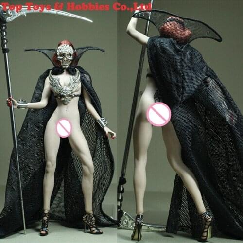 In Stock 1/6 Scale Sickle Metal Cloak Female Full Set Clothing Accessories For 12-inch PH TBLeague Figure Body Toy