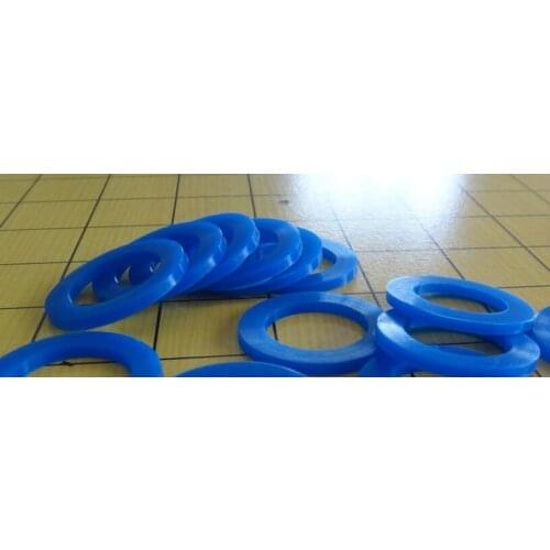 PU 27X33X5 Washer Blue Pneumatic / Hydraulic cylinder components rubber ring gasket