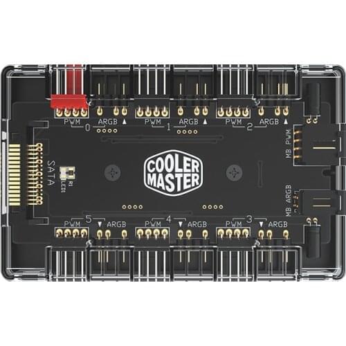 Cooler Master 5V 3pin ARGB Splitter For ASUS GIGABYTE MSI Case Fan RGB Sync Port Expansion Hub Adapter