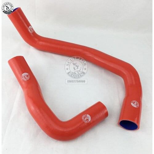 Silicone Radiator Hose For NISSAN SKYLINE GTS ECR33 R33 GTS25T RB25DET 93-98 (2pcs) RED/BLUE/BLACK