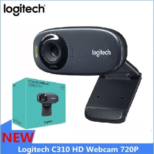 Logitech C310 HD Webcam 720P Computer Video Conference Camera Built-In MIC Auto Focus Web Camera For PC Notebook