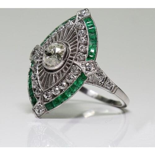 Vintage Jewelry Bohemia Classic Luxury Womens Ring Charm Jewelry Party Accessories Anniversary Gift