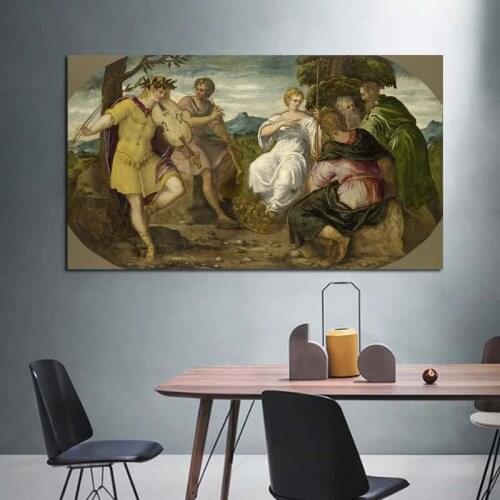 Poster Vintage Tintoretto Cuadros Canvas Painting Prints Living Room Home Decoration Modern Wall Art Oil Painting Poster Picture
