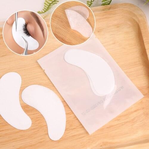 1/5pairs Eyelash Extension Paper Patches Grafted Eye Stickers Eyelash Under Eye Pads Eye Paper Patches Tips Sticker Eye Mask Pad